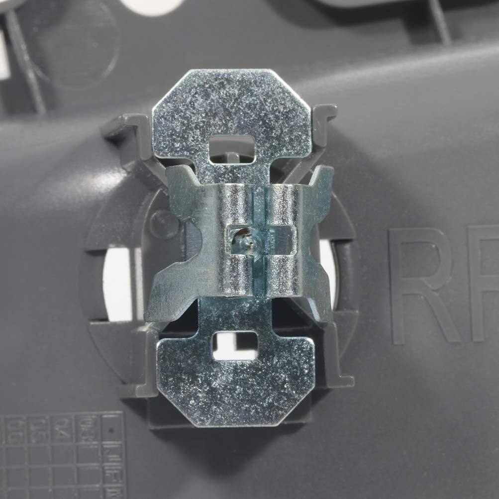 Manija de puerta interior, manija de puerta trasera del lado derecho del pasajero, repuesto para Jeep 2005-2010 para Grand Cherokee, 1 manija gris