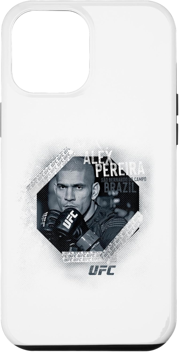 Funda imprimada oficial de UFC Alex Pereira para iPhone 14 Plus