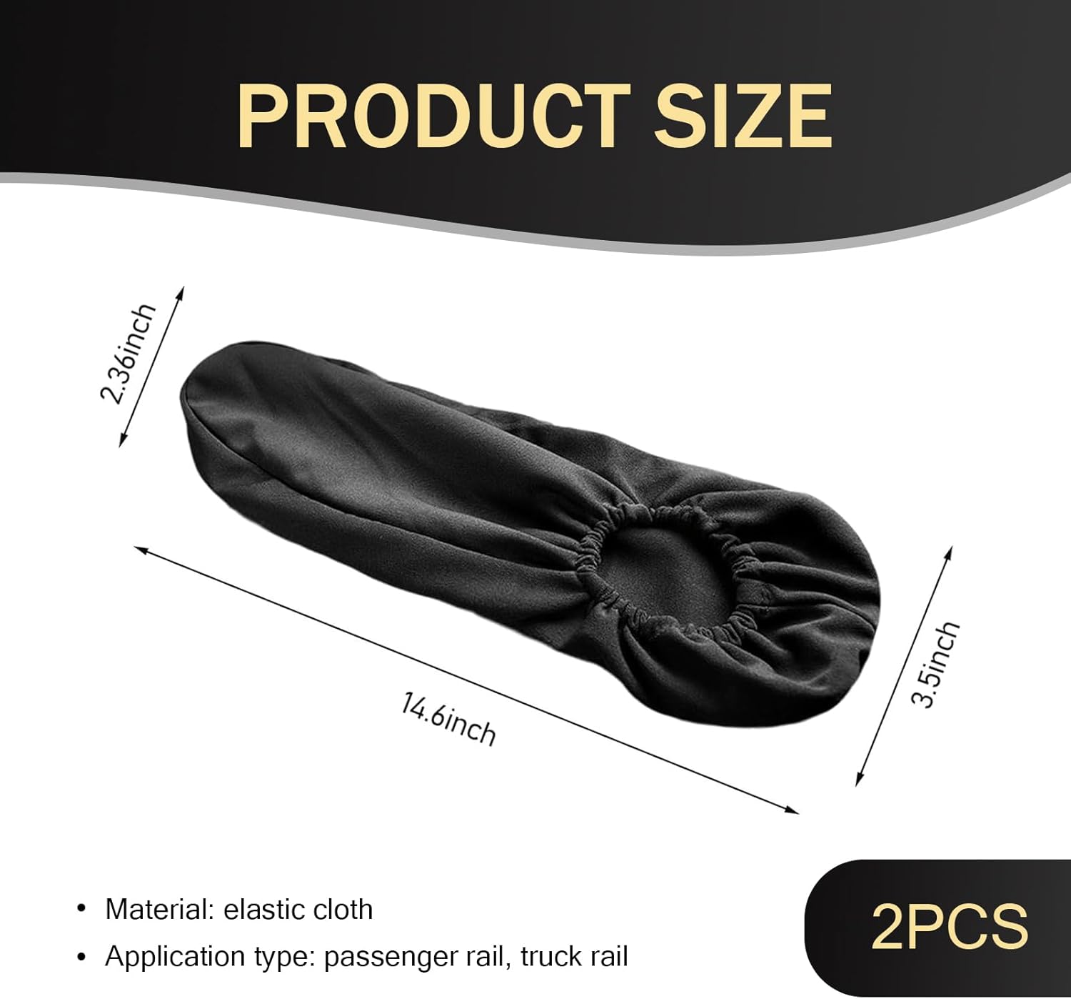 2 fundas para reposabrazos de asiento de automóvil, tela elástica agradable a la piel, transpirable, todo incluido, funda protectora para