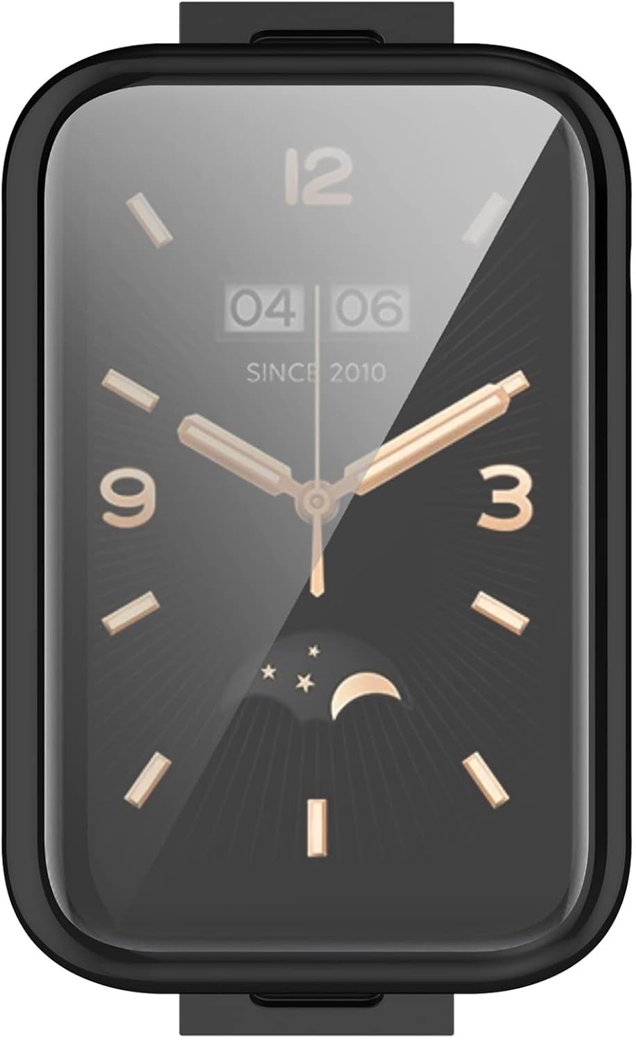 MOTONG Funda compatible con Xiaomi MI Band 7 Pro – Funda protectora de TPU de cobertura completa compatible con Xiaomi MI Band 7 Pro (negro TPU)