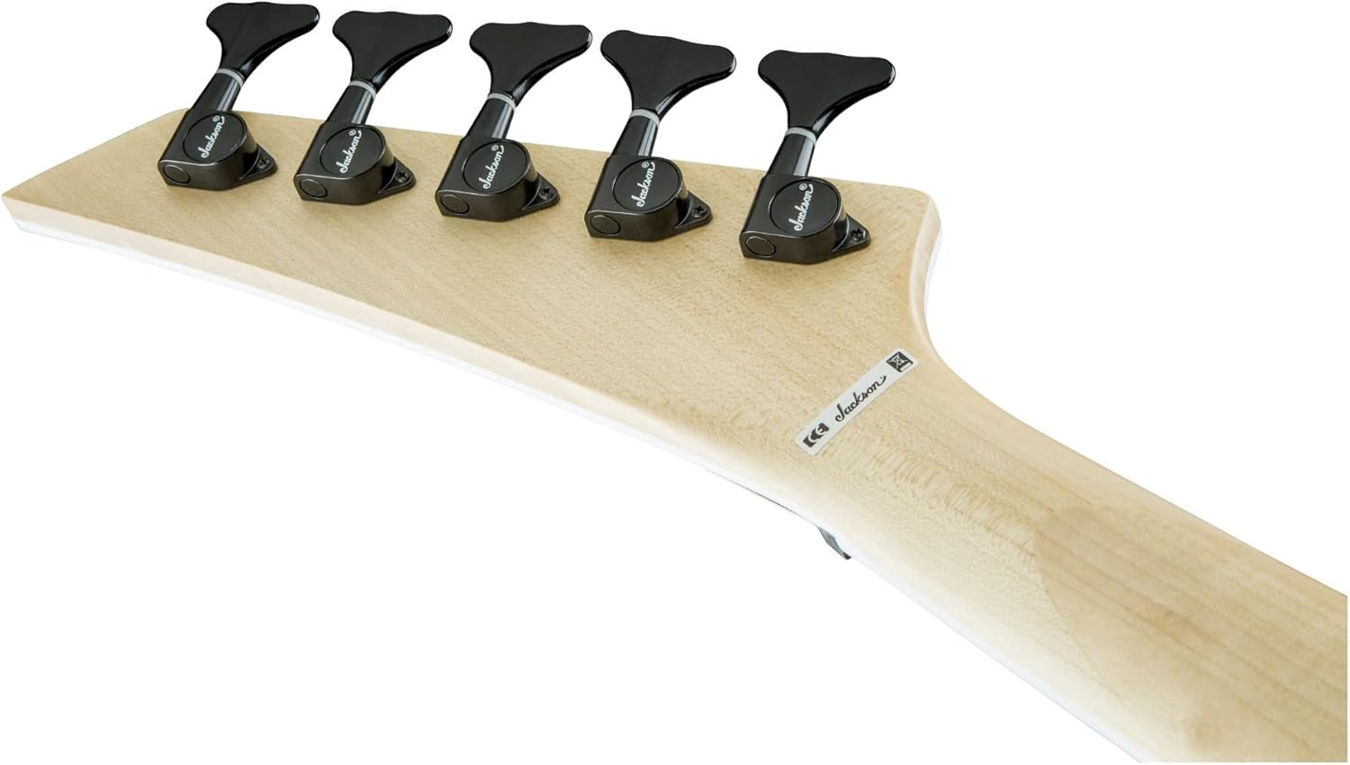 Jackson JS Series – Bajo de concierto de 5 cuerdas JS3VQ, explosión roja transparente, diapasón de amaranto