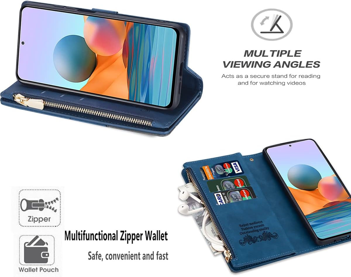 UEEBAI Funda tipo cartera para Samsung Galaxy S9, funda vintage de piel sintética de alta calidad con ranuras para tarjetas, cierre magnético,