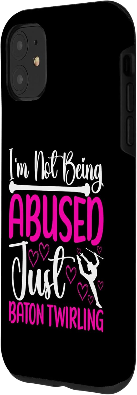 iPhone 11 Baton Twirling Outfit Majorette Baton Twirler Gifts Case