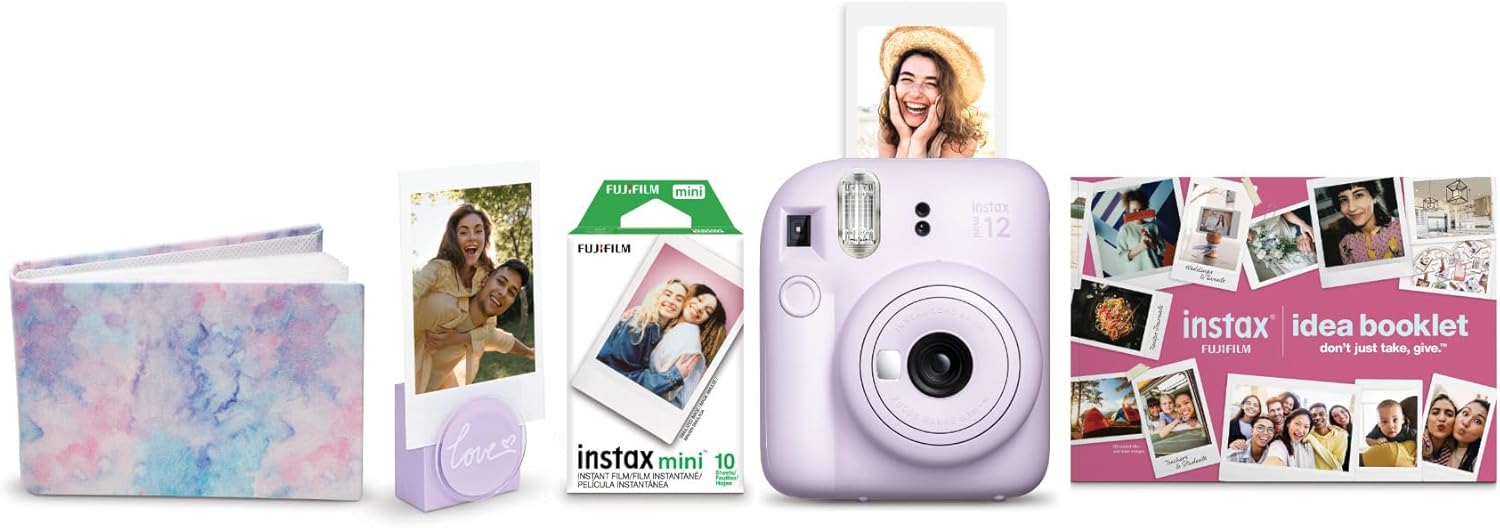 Fujifilm Instax Mini 12 Purple Holiday Bundle 2023