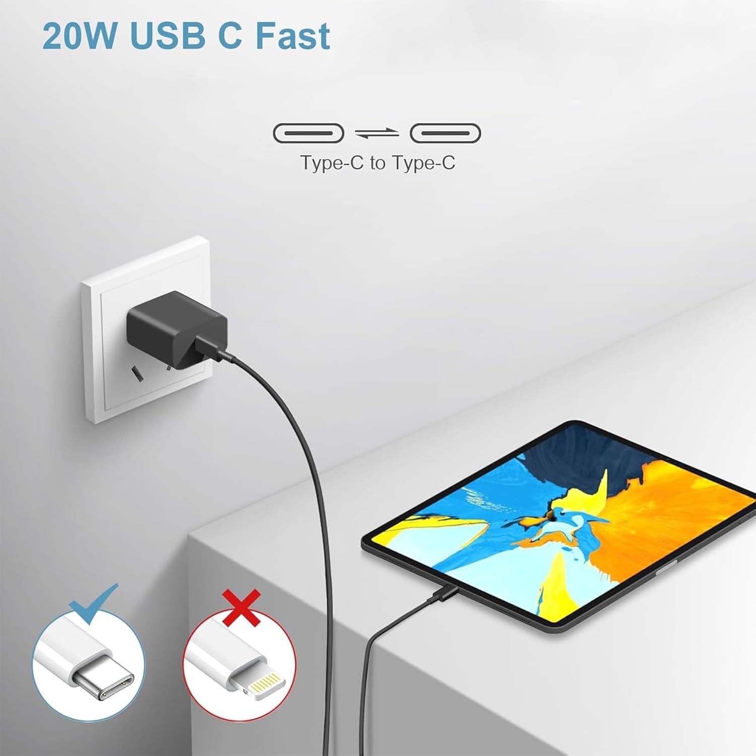 PRO 5ft USB-C Cable Compatible with Your Xiaomi 12S Ultra Hi Powered Cable (Black 1.5M)