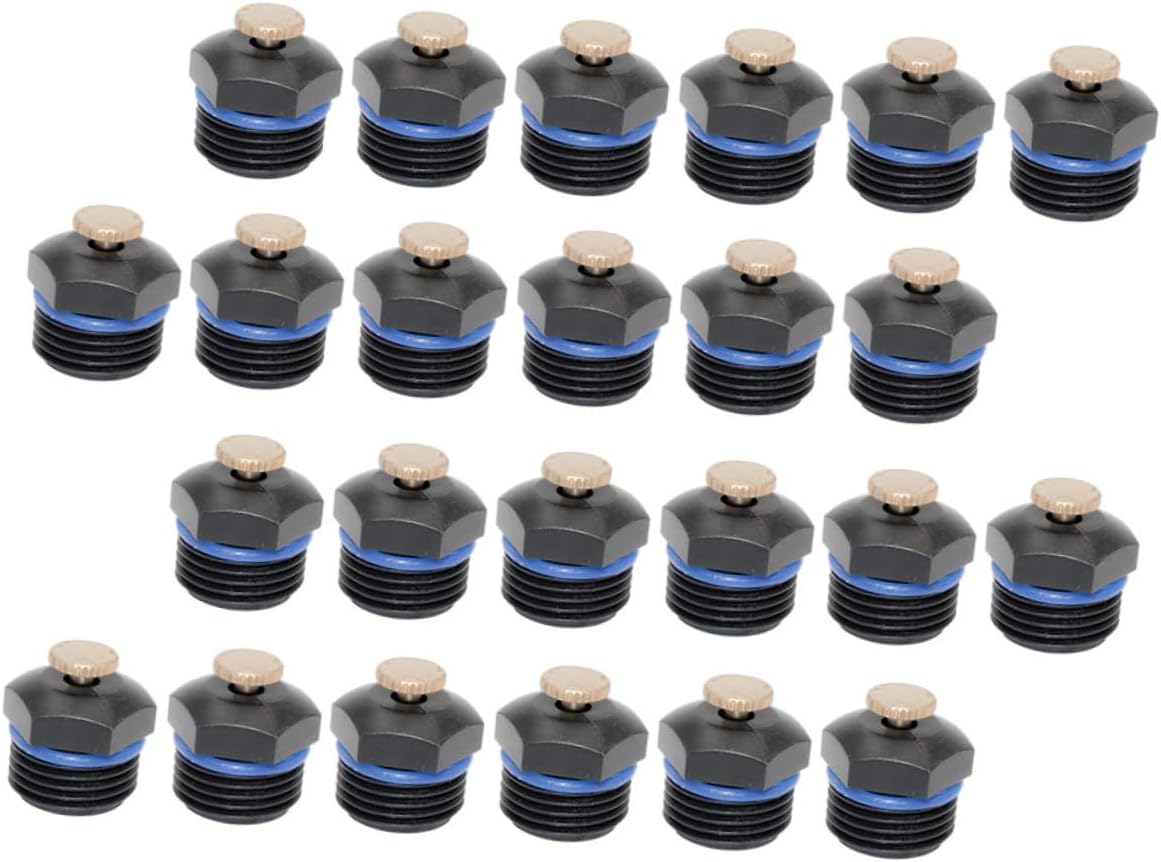 Yardwe Boquilla atomizadora, accesorio de riego para césped, cabezal de aspersor profesional, cabezal de rociador, cabezales de aspersor de riego