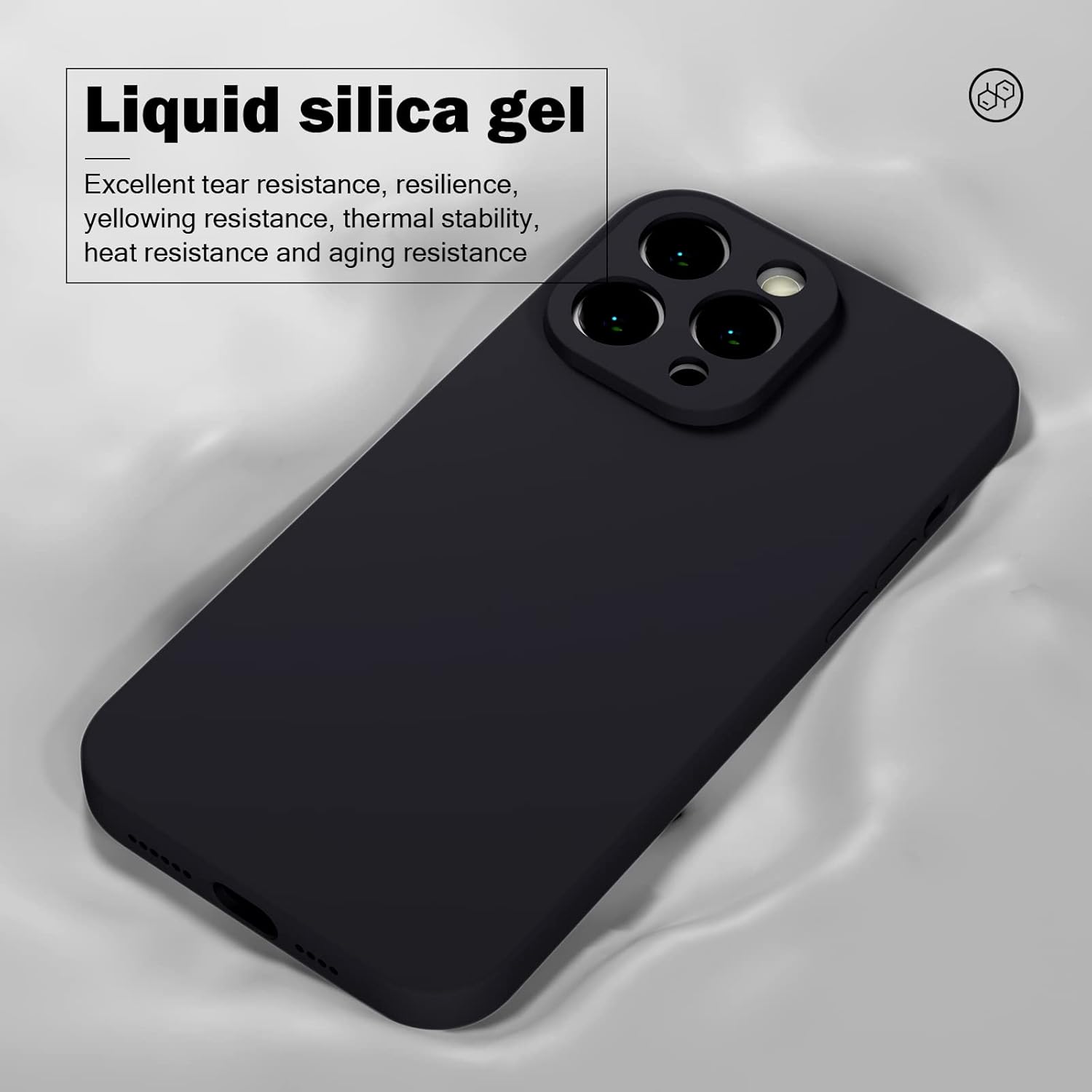 Funda para Xiaomi Redmi Note 12 Pro 5G Funda de silicona líquida de 6.67 pulgadas, delgada, sedosa y suave al tacto, TPU a prueba de golpes, con