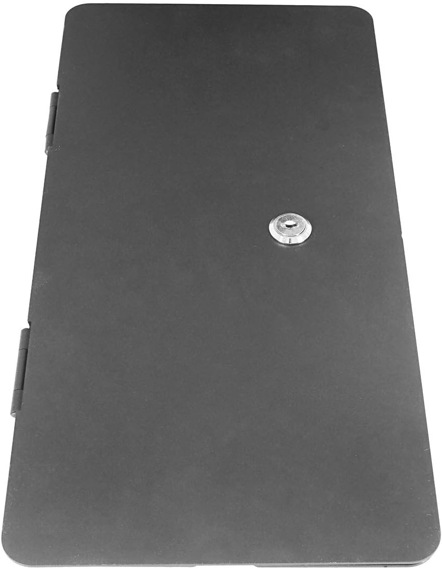 Hooke Road RAM 1500 – Bandeja organizadora de almacenamiento de suelo para asiento trasero caja de seguridad para camioneta 09-18 Dodge RAM 1500.