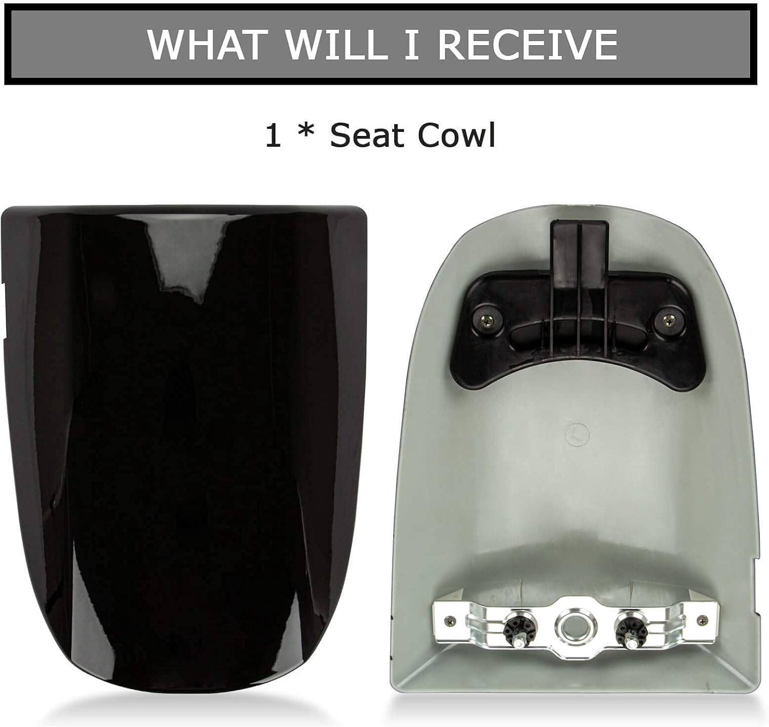 PSLER Cubierta trasera de carenado para asiento de pasajero trasero de motocicleta para Suzuki GSXR600 GSXR750 K1 2001-2003 y para GSXR1000 K2