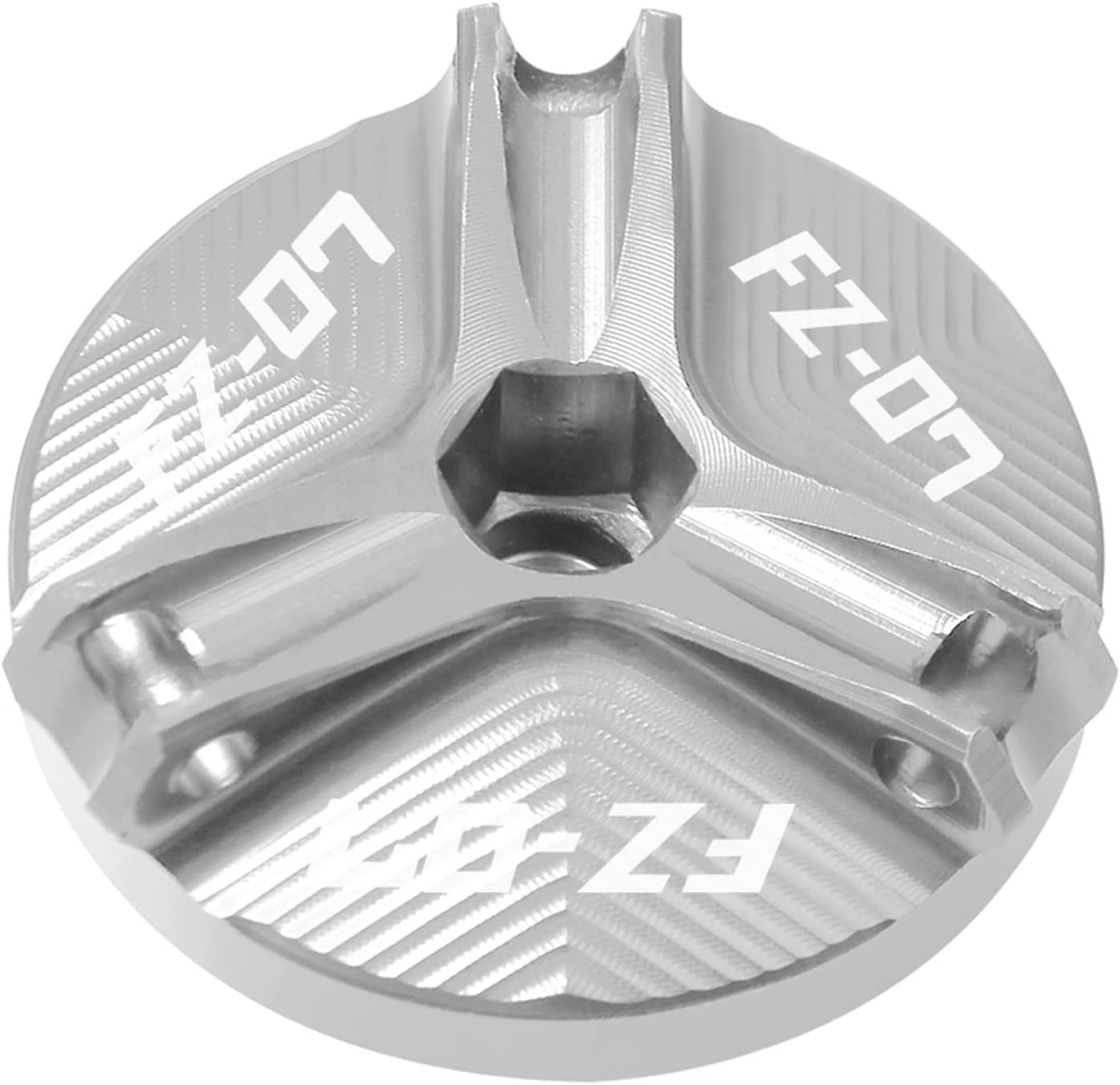 Protector de tapa para Yamaha FZ 07 FZ-07 2015-2016 Accesorios de motocicleta Aluminio Motor Drenaje de aceite Tapón de tuerca de sumidero Tapón