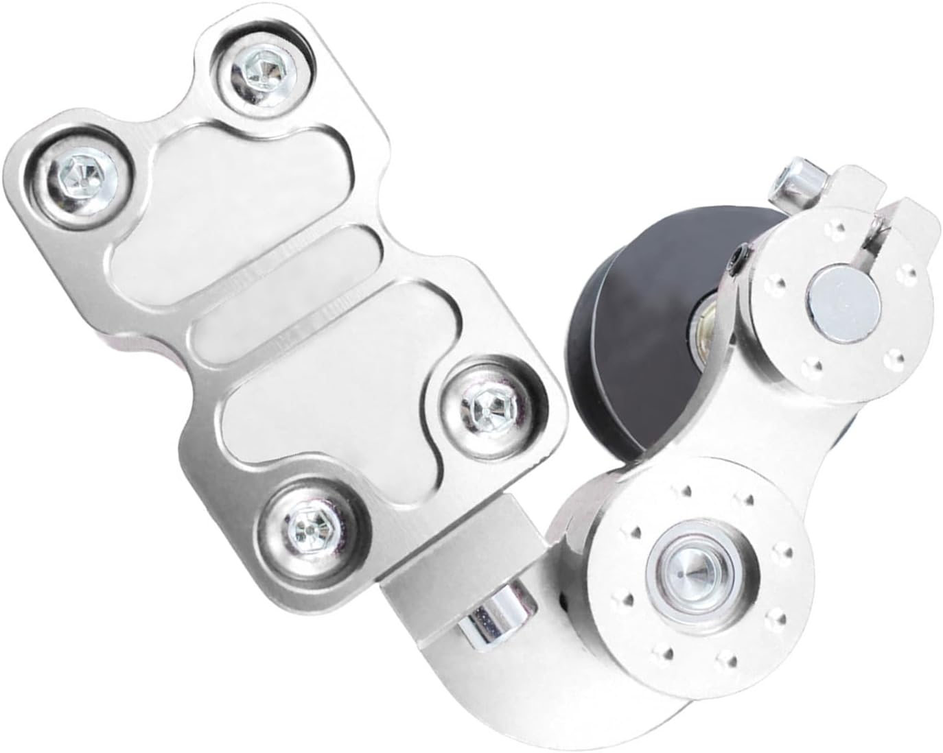 Universal motocicleta CNC aluminio cadena tensor modificado accesorios regulador aleación nuevo rodillo automático rueda herramientas para moto