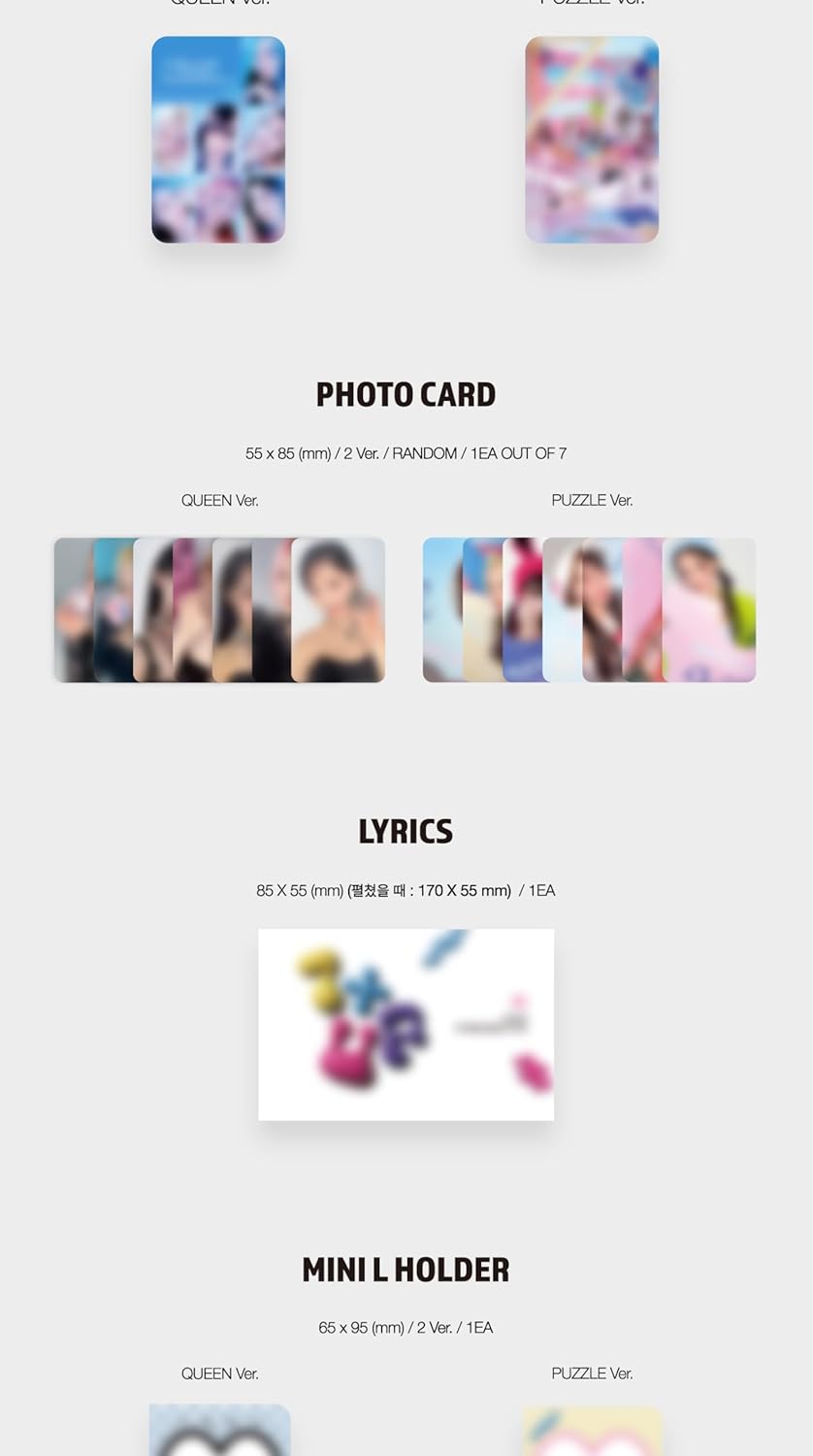EL7Z UP 7+UP Contenido del primer mini álbum+tarjeta fotográfica+pegatina+seguimiento sellado ELZZ UP (versión aleatoria PLVE)