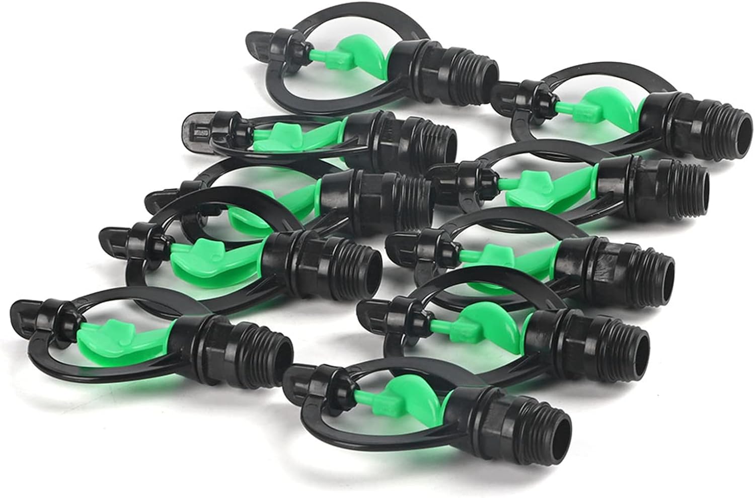 Fydun 10Pcs Plastic G12in Sp Sprinkler Rain Shaped Nozzle Agricultural Irrigation 10Pcs Plastic G12in Sp for Family
