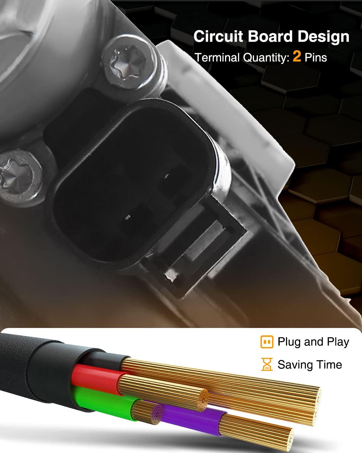 A-Premium Elevalunas eléctrico con motor compatible con Buick Regal 2011-2014 lado del conductor trasero izquierdo