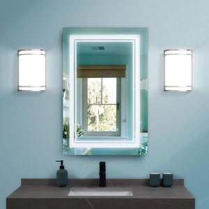Espejo con luz, espejo de tocador LED regulable de 24 x 32 pulgadas, antiempañamiento, función de memoria CRI 90+ ultra brillante, 3 colores Espejo con luz, espejo de tocador LED regulable de 24 x 32 pulgadas, antiempañamiento, función de memoria CRI 90+ ultra brillante, 3 colores