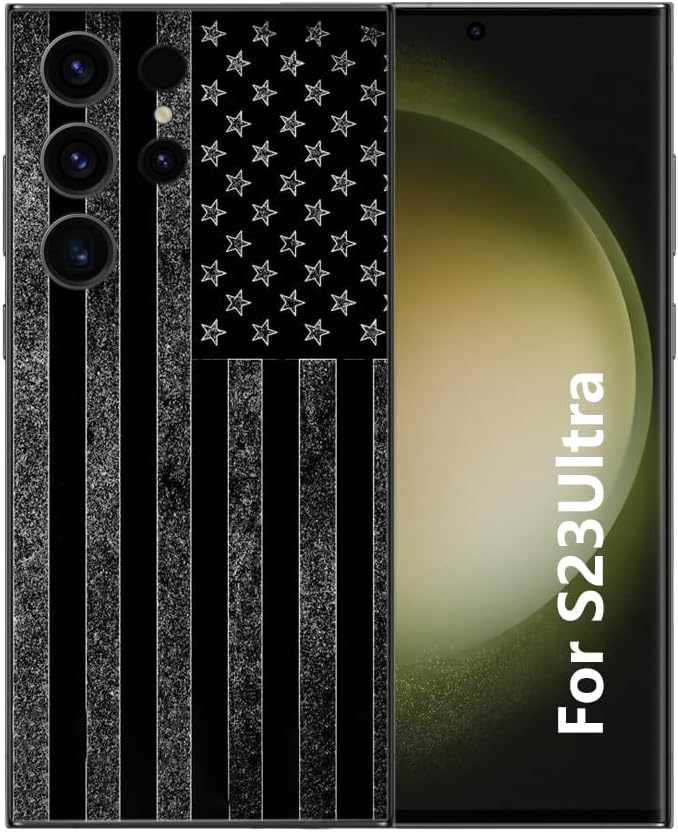 Funda para Samsung Galaxy S23 Ultra American Flag, Soldado de la Bandera Americana de Estados Unidos, Veterano Ejército, Regalo Samsung para hombres