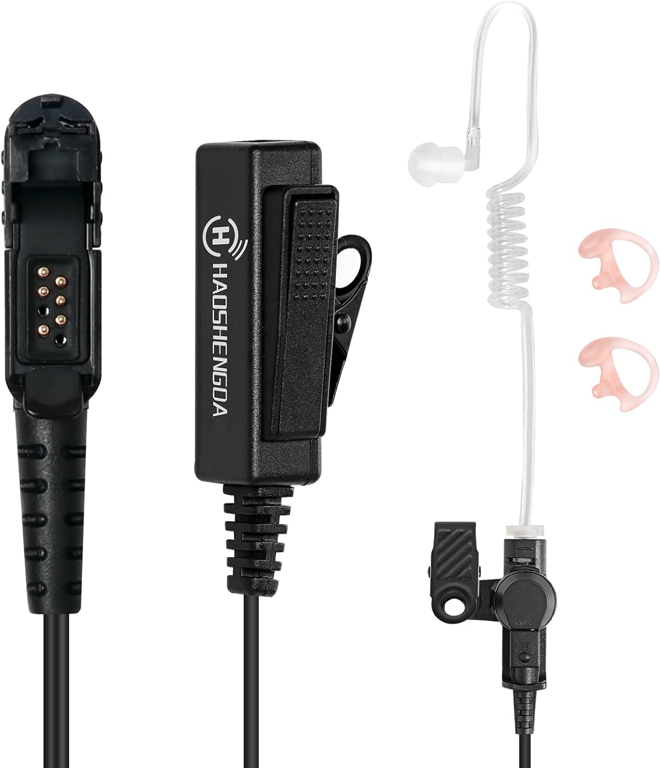 XPR 3500e Auricular para Motorola Radio XPR3500 XPR3000 XPR3300 con micrófono PTT XPR 3300 3500 3300e 3500e Walkie Talkie Auricular Seguridad Tubo