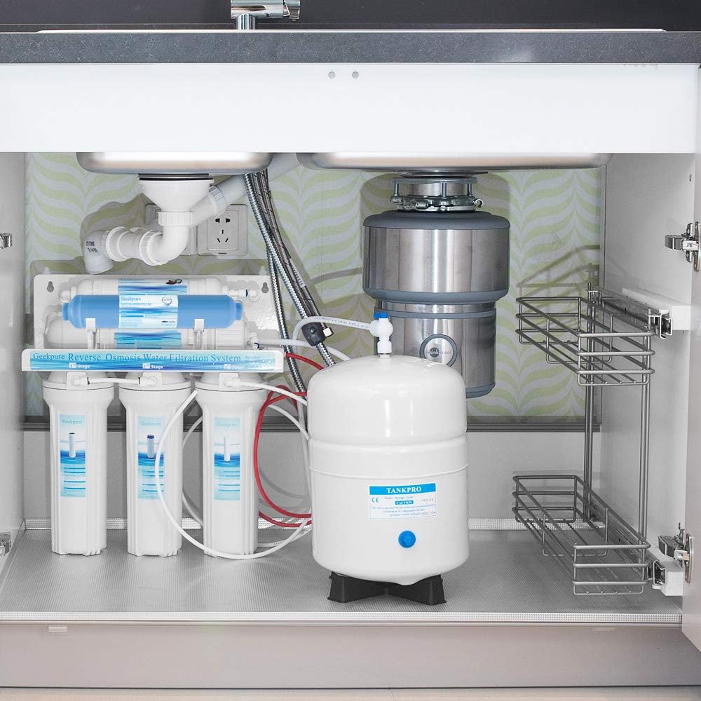 Geekpure Cartucho de filtro de agua de repuesto DI de desionización en línea de 10 pulgadas TDS hasta 0 para ósmosis inversa RO System -14″
