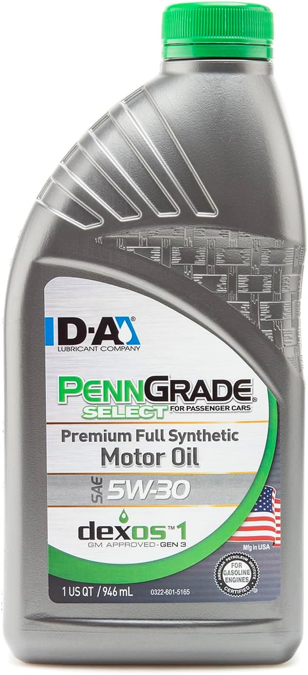 61516, Select Premium – Aceite de motor sintético completo SAE 5W-30, 1 cuarto de galón (paquete de 12)