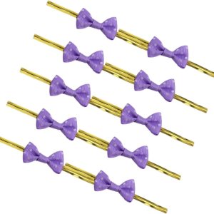 Clip de sellado de alimentos 100pcs cuerda de embalaje corbata de metal púrpura Clip de sellado de alimentos 100pcs cuerda de embalaje corbata de metal púrpura