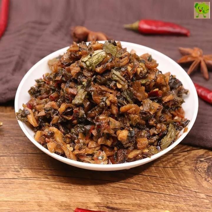 lechuga de espárragos de chile picante 9.88 ozlata, vegetales sazonados, encurtidos vegetales frescos, pasta de chile, salsa de fideos mixtos,