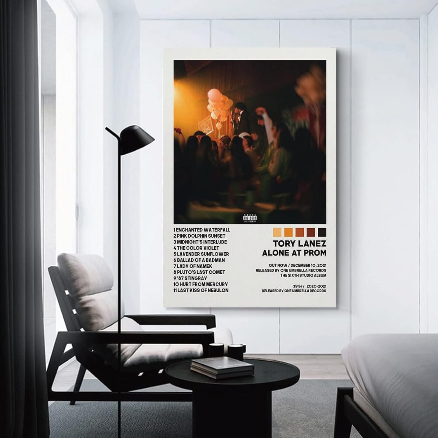 EZKART Tory Lanez – Póster de lienzo con diseño de solos en el baile de graduación, pintura artística decorativa, sala de estar, dormitorio, regalo,