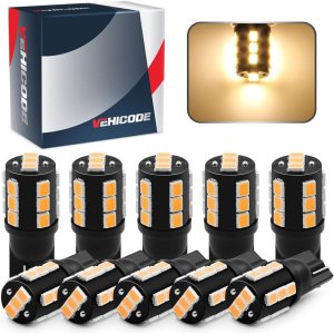 VehiCode – Bombilla LED 921 para interior de caravana, blanco cálido 912 922 906 194 T10, base de cuña 168 2825, cúpula suave, luz de mapa, 12 V, VehiCode – Bombilla LED 921 para interior de caravana, blanco cálido 912 922 906 194 T10, base de cuña 168 2825, cúpula suave, luz de mapa, 12 V,