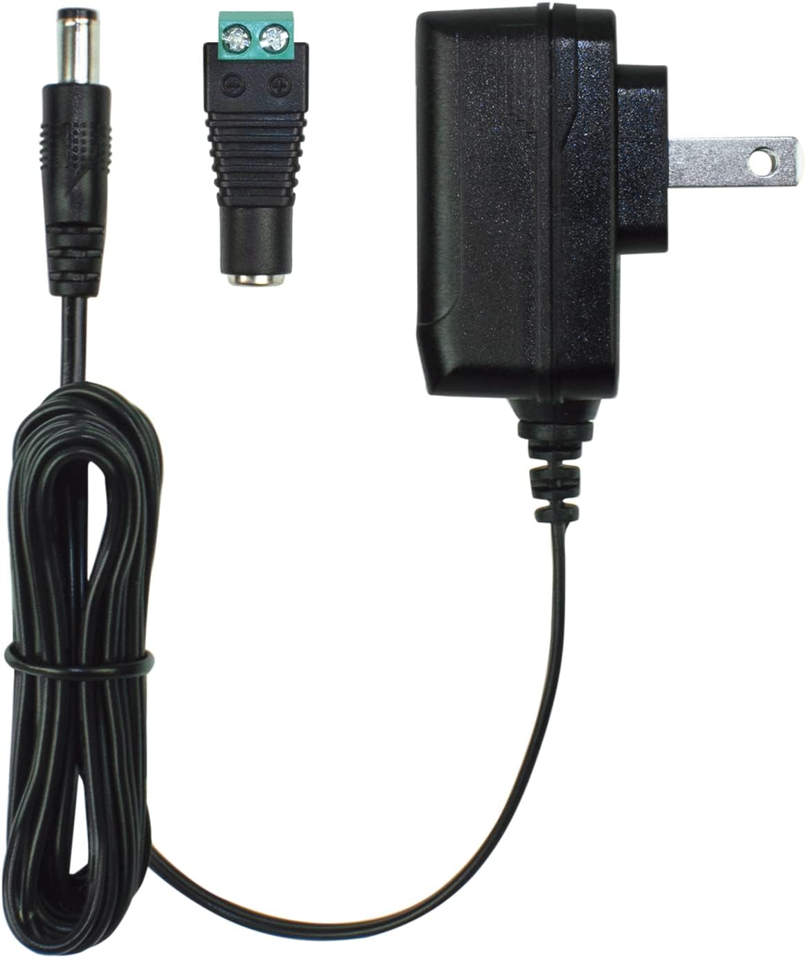 Armacost Lighting 12V 12W 1 Amp Adaptador de fuente de alimentación Transformador AC 100V-120V con conector de salida DC de 0.217×0.083 in