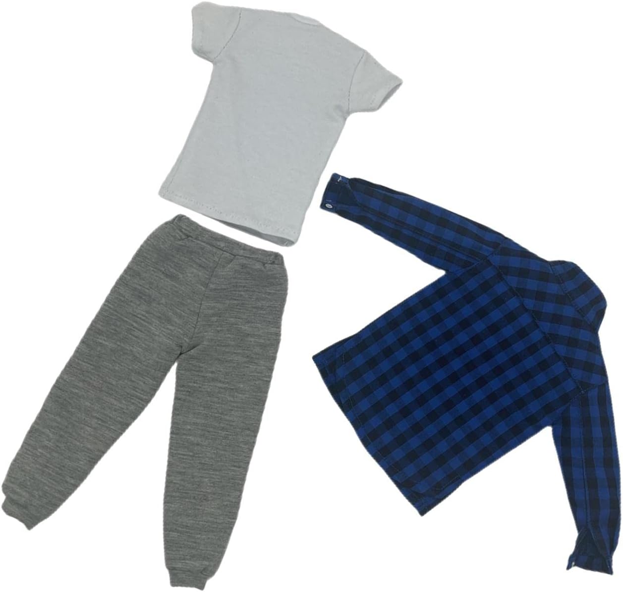Esquirla Traje de camisa y pantalones a escala 16, regalos, ropa de muñeca, disfraz de ocio, accesorios de juguete de cosplay de 12 pulgadas macho