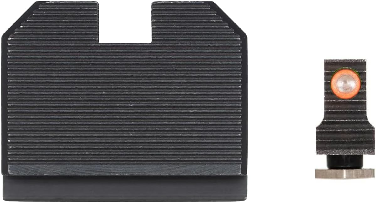 Night Fision Optics Ready Stealth .469-.494 – Juego de visión nocturna para Glock 171934 diseñado para cotestigos inferiores con Leupold Delta Point