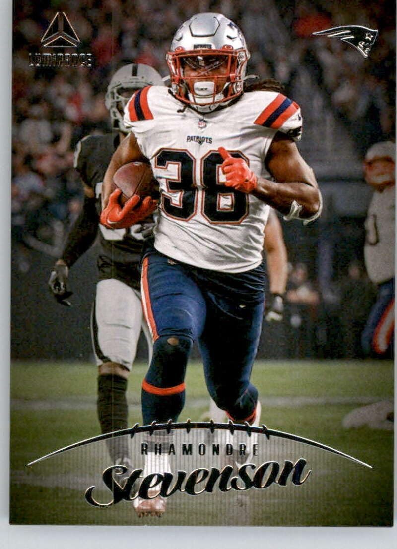 2023 Panini Luminance #65 Rhamondre Stevenson New England Patriots Official NFL Football Card in Raw (NM or Better) Condition
