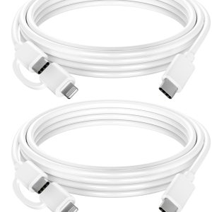 Quntis Cable USB C a CLightning 2 en 1, paquete de 2 cables de carga múltiple USB C de 6.6 pies para iPhone 15 certificado MFi, cable de carga Quntis Cable USB C a CLightning 2 en 1, paquete de 2 cables de carga múltiple USB C de 6.6 pies para iPhone 15 certificado MFi, cable de carga