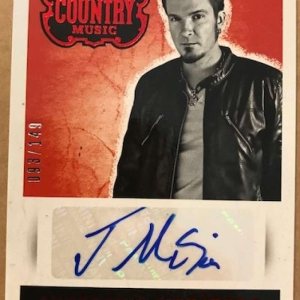 2014 Panini Country Music Signatures Red #S-JMC Josh McSwain Auto Autograph SER149 Entertainment Trading Card in Raw (NM or Better) Condition 2014 Panini Country Music Signatures Red #S-JMC Josh McSwain Auto Autograph SER149 Entertainment Trading Card in Raw (NM or Better) Condition