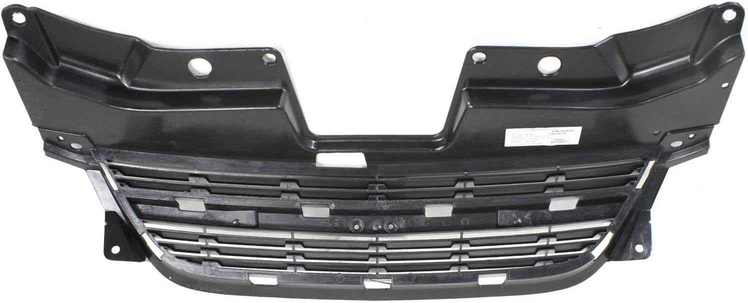 Evan-Fischer – Conjunto de rejilla compatible con Chevrolet Cobalto 2005-2010 superior pintado gris carcasa y base de inserciónmodelos LSLTLTZ