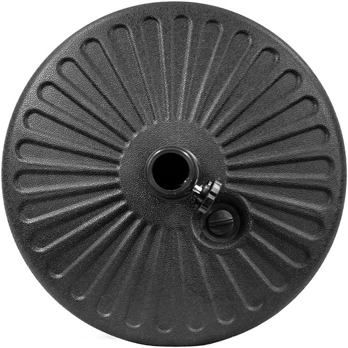 Strombergbrand – Base de sombrilla para patio, Negro -, Base