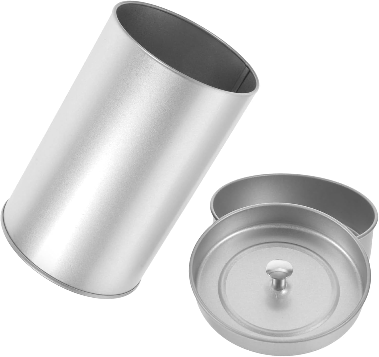 Cabilock 3 piezas de té de acero inoxidable lata de almacenamiento de sello de cocina, tarro de almacenamiento de café, bolsas de té, recipiente