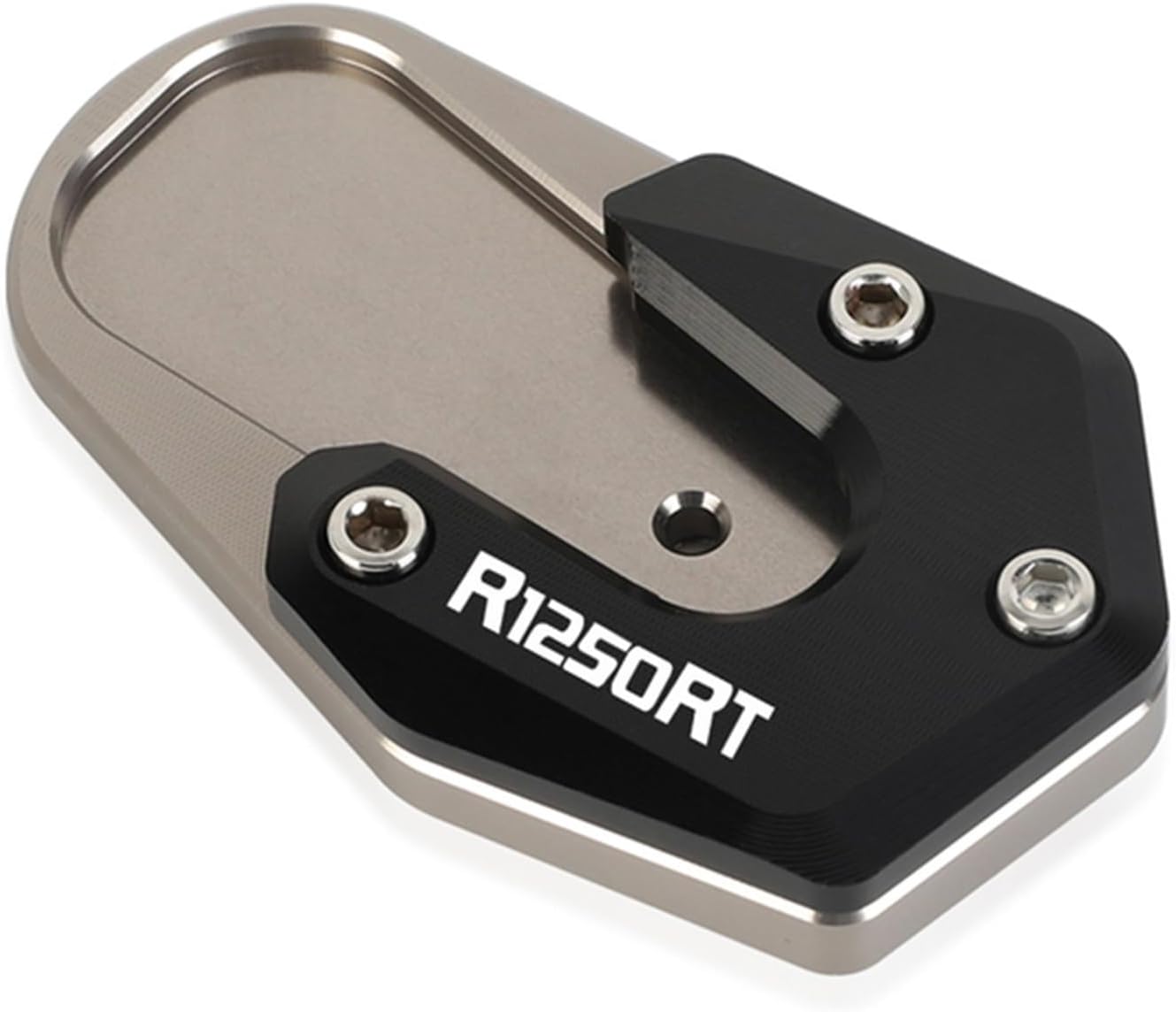 Soporte de extensión lateral para motocicleta, soporte lateral para BMW R1250RT R1250RS R1250 RS RT 2019 2020 2021 2022 2023 (color  R1250RT titanio)