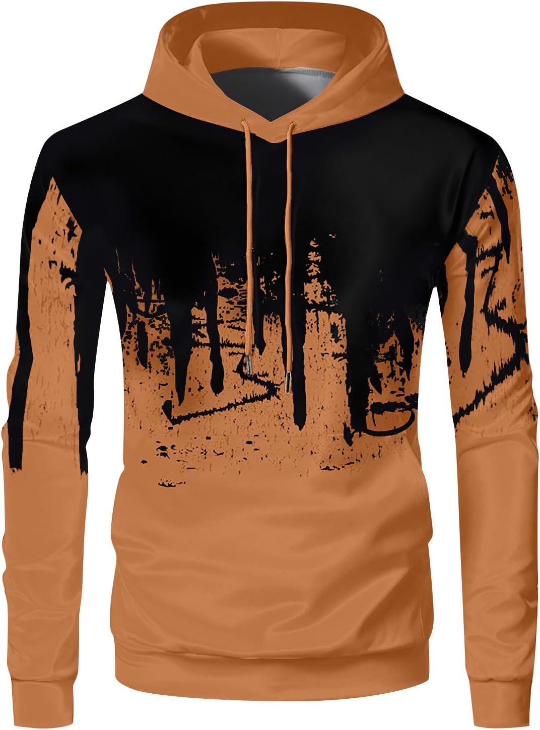 WENKOMG1 Conjunto deportivo para hombre, casual, primavera, otoño, correr, sudadera y pantalones deportivos, 2 piezas, gráficos