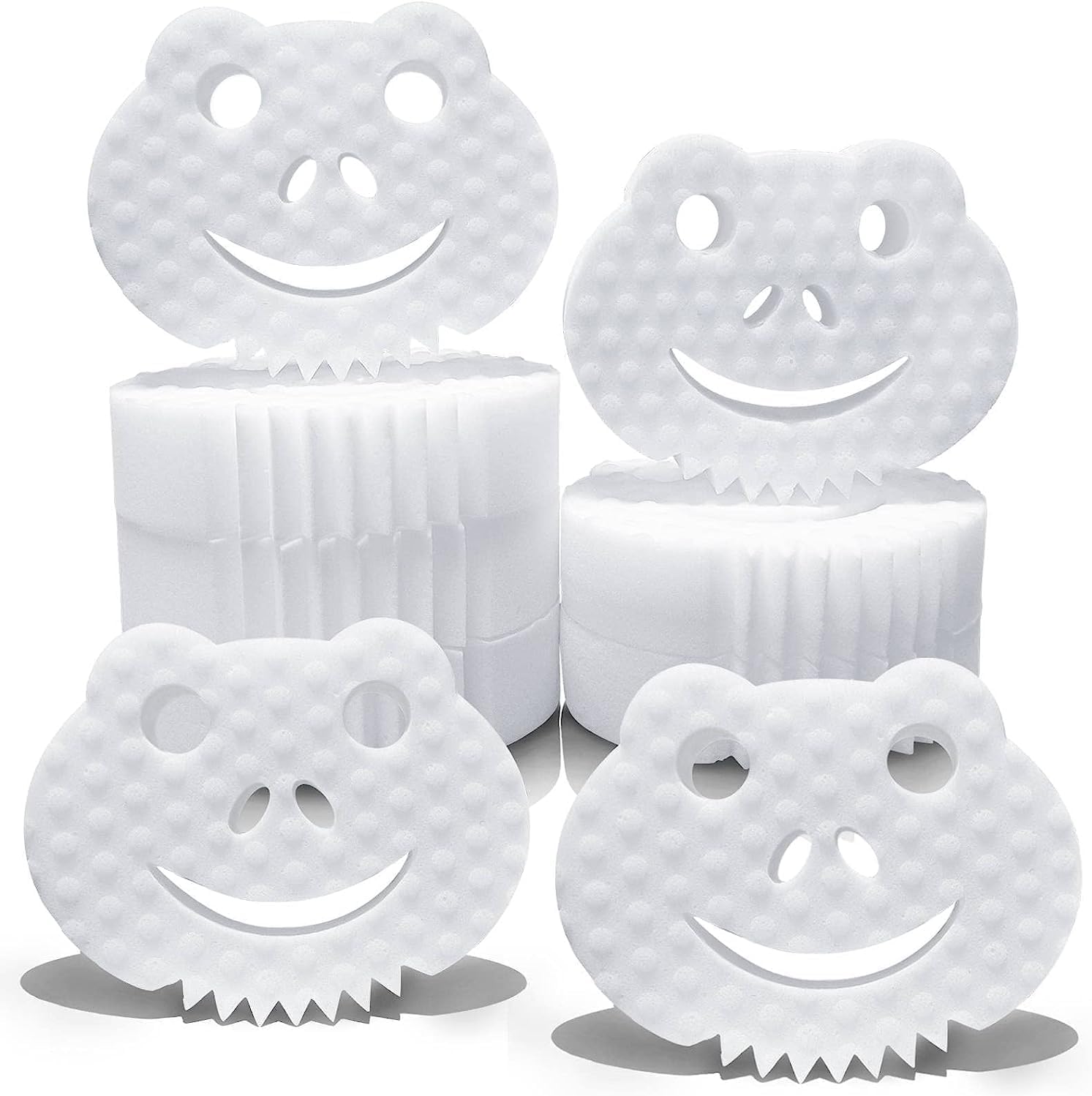 Esponjas mágicas de limpieza de melamina extra gruesas y duraderas a granel, almohadillas de limpieza de espuma para limpieza multisuperficie,