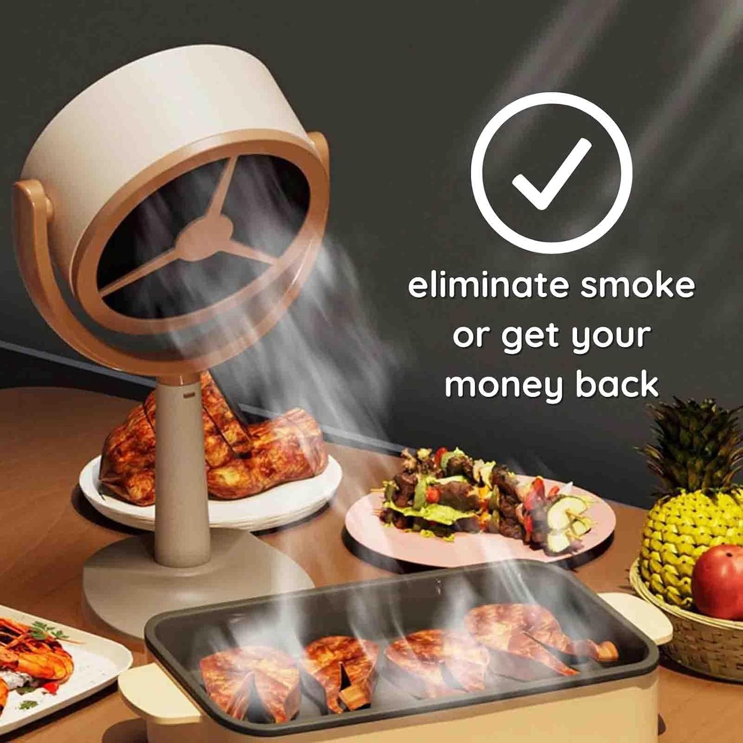 Lorivu – Purificador de humo portátil, purificador de humo Lorivu, campana extractora portátil Lorivu, extractor de cocina portátil, mini campana