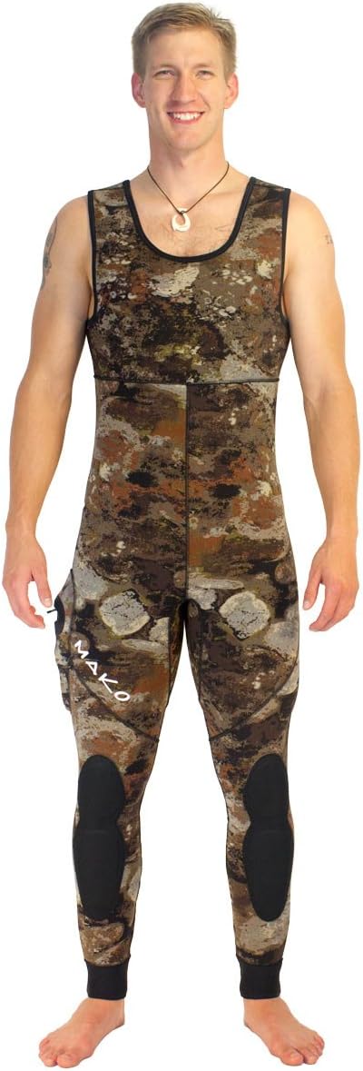 Traje de neopreno de pesca submarina 3D Yamamoto Reef Camo de 0.197in, 2 piezas