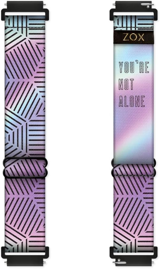 ZOX Correa para reloj inteligente Android  Banda elástica con afirmaciones motivacionales y hermosas obras de arte  Regalos para hombres, mujeres y