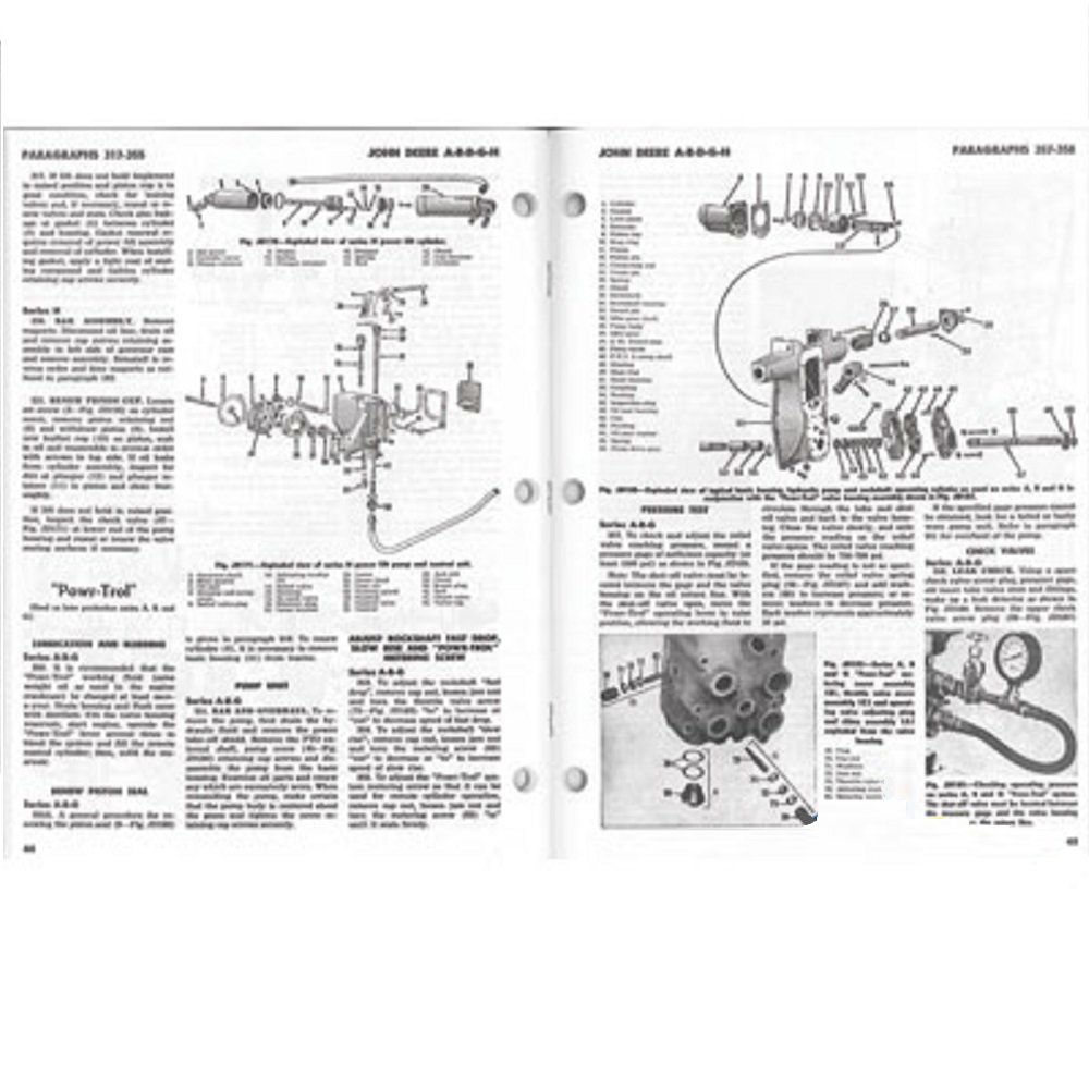 RAParts SMJD4 ITJD4 JD-4 JD4 Nuevo manual de taller para tractor John Deere A B D G H M MT