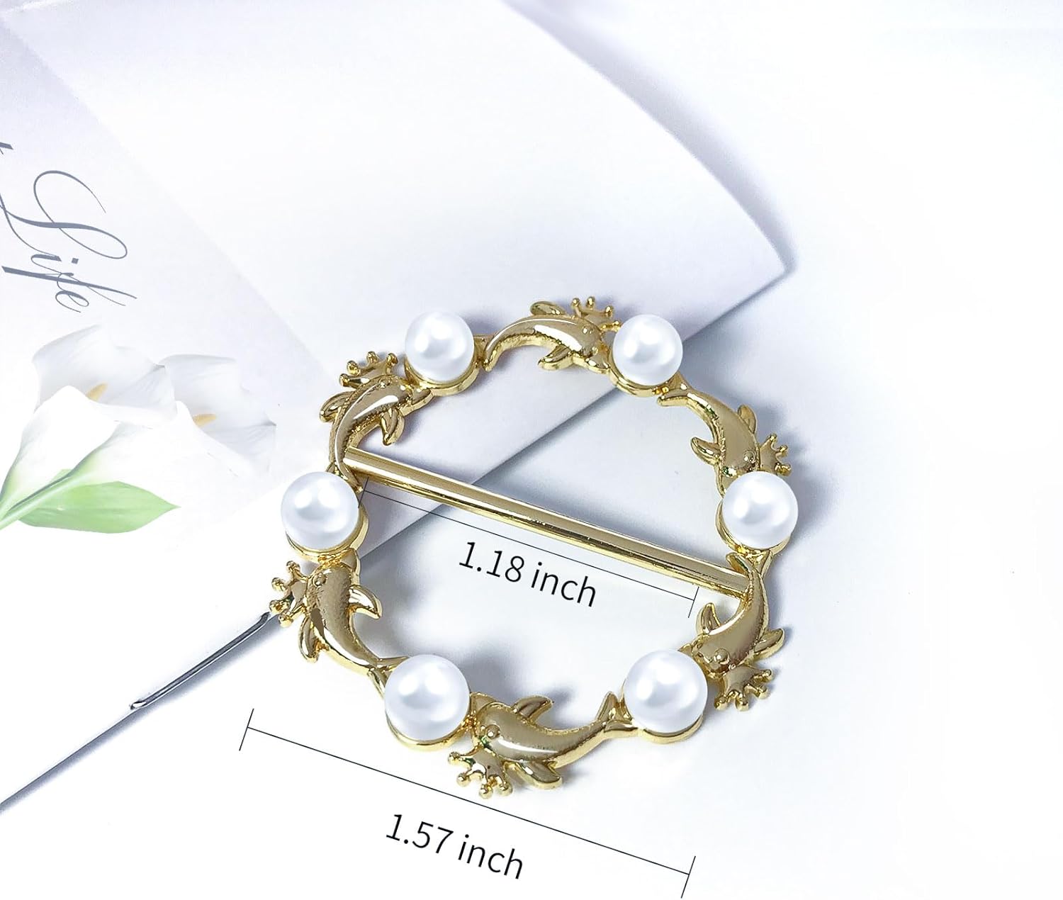 Juego de 7 hebillas de camiseta para mujer, anillo de bufanda, hebillas de cinturón para mujer, hebillas redondas para bufanda, clips para camisetas