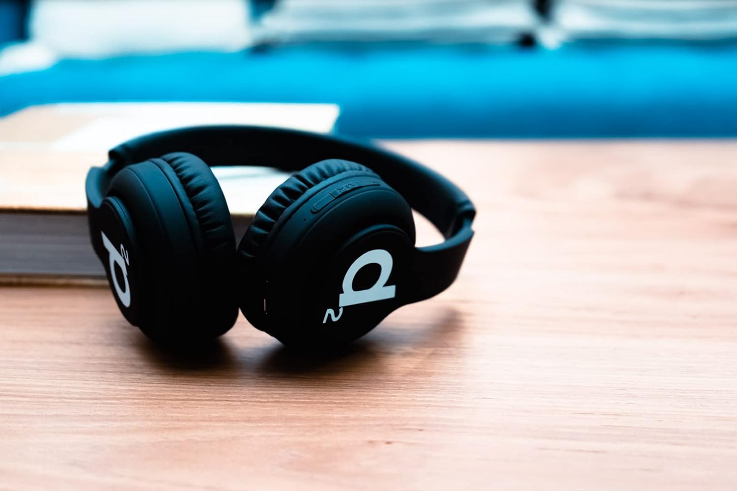 D2 Auriculares inalámbricos Bluetooth con micrófono (negro)