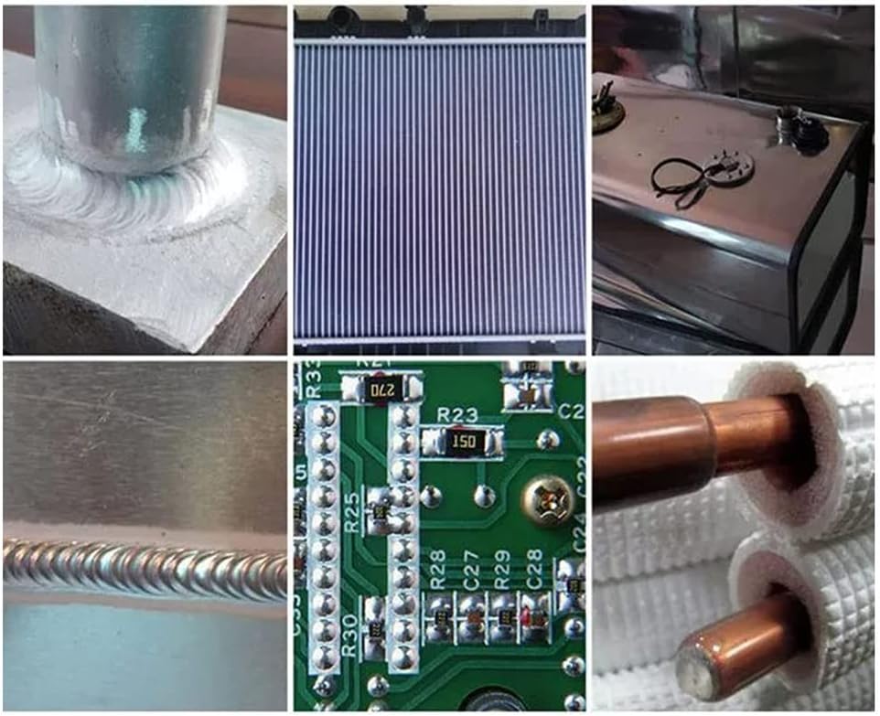 20 varillas de soldadura universales de metal de 1,6 mma, varillas de soldadura con núcleo de fundente, no requiere flujo, punto de fusión súper