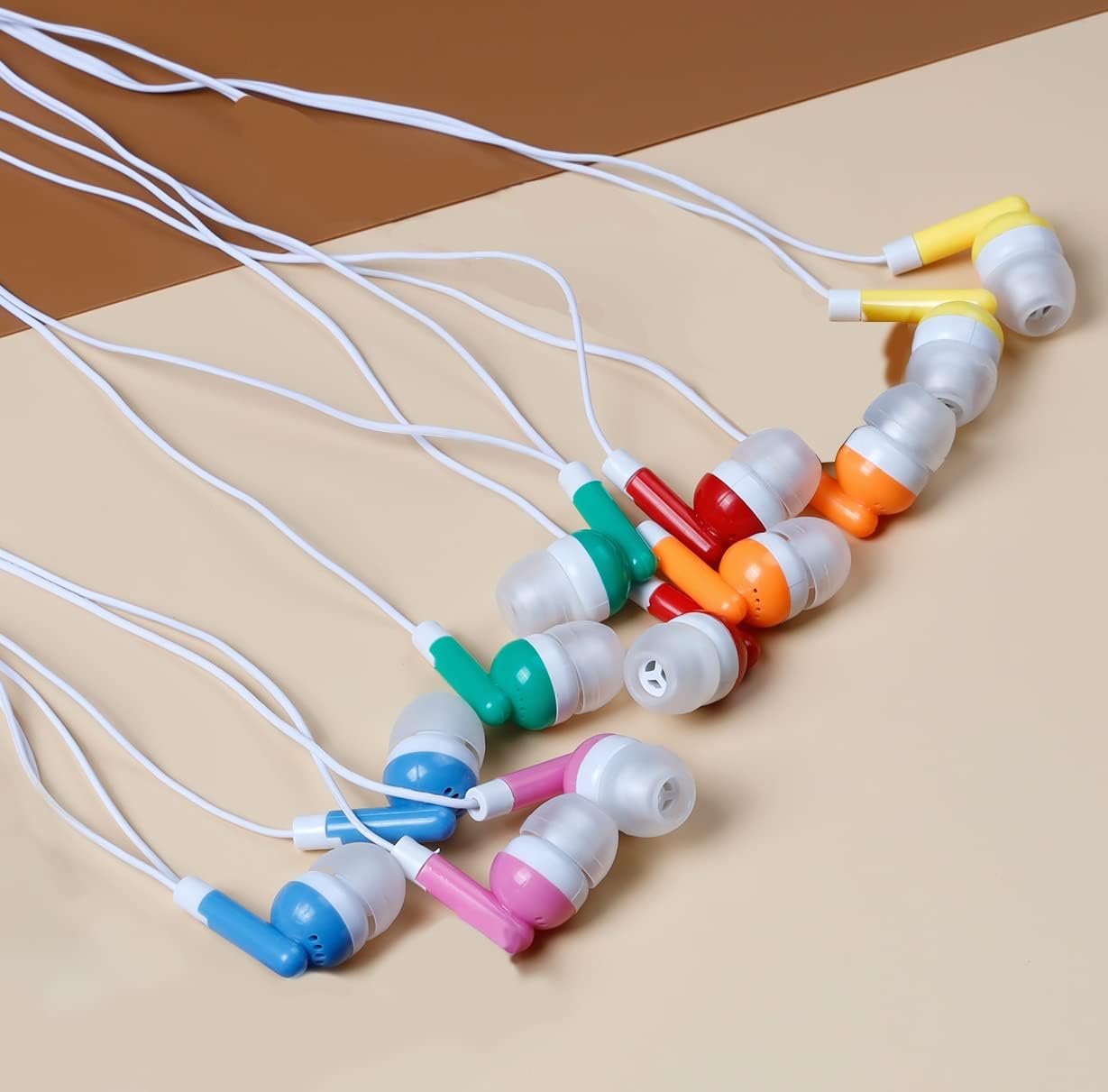 ZNXZXP Ladont – Paquete de 60 auriculares para niños y niñas pequeños adultos (6 colores mixtos)