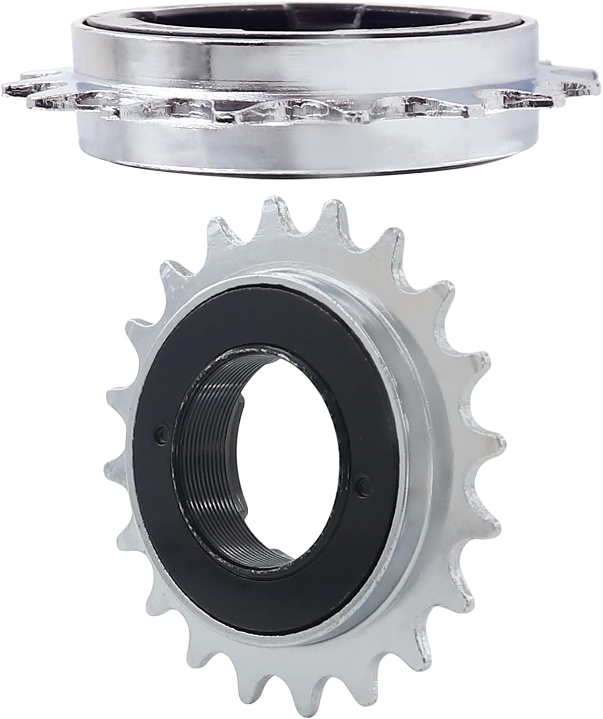 ZUKKA Rueda libre de bicicleta de una sola velocidad 16t18t20t compatible con rueda libre de bicicleta 12 x 18 de una sola velocidad accesorio de