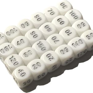 Pokemon Juego de 24 dados – Contadores de daños – Blanco y plateado – Pokemon 151 – Caja de entrenador Elite Pokemon Juego de 24 dados – Contadores de daños – Blanco y plateado – Pokemon 151 – Caja de entrenador Elite