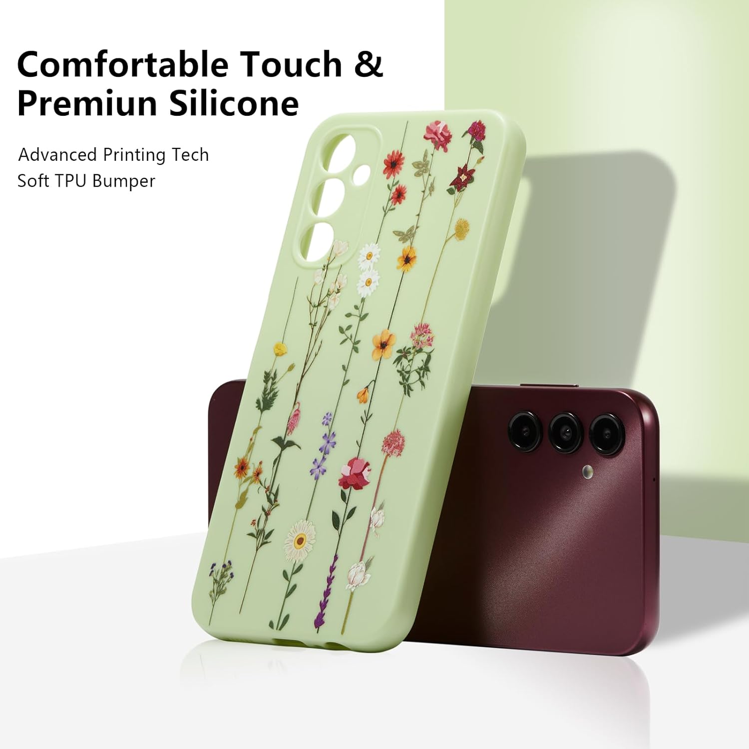 ZTOFERA Funda protectora de silicona flexible para Samsung Galaxy A54 5G, funda protectora de silicona flexible para Samsung Galaxy A54 5G, color